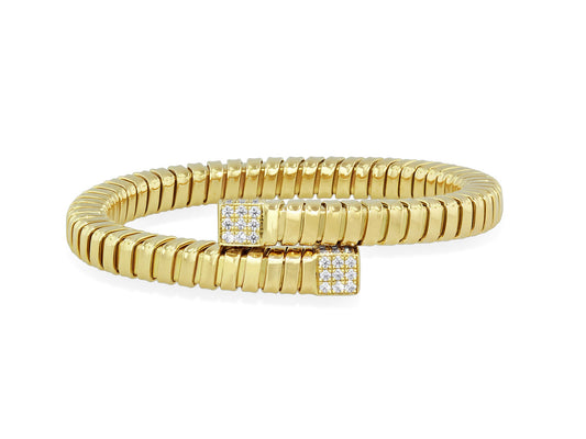 'Veneto' Bypass Bracelet in 18K Yellow Gold