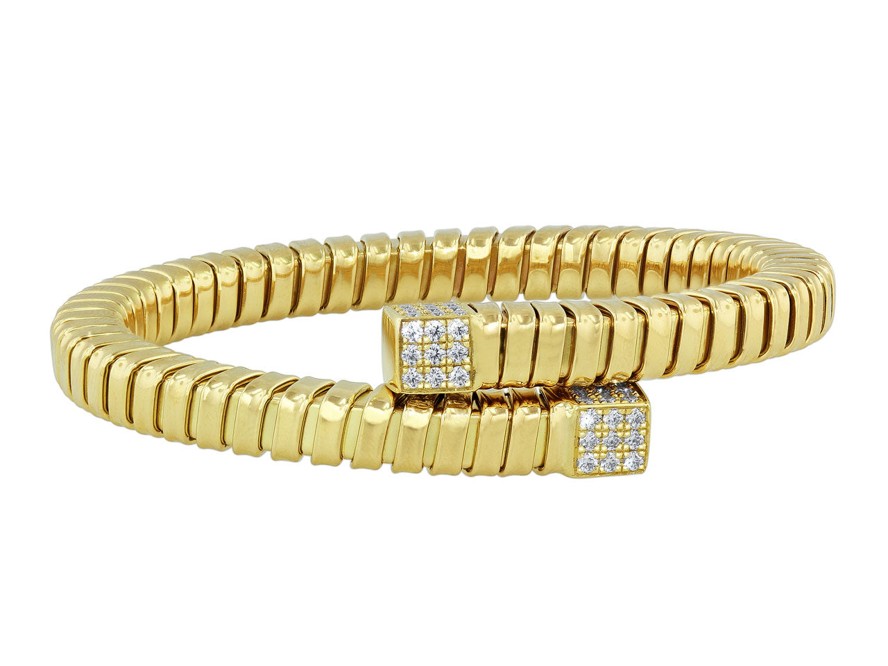 'Veneto' Bypass Bracelet in 18K Yellow Gold