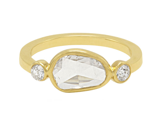 Beladora 'Bespoke' Rose-cut Diamond Ring in 18K Gold