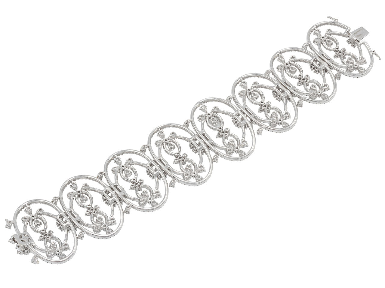 Diamond Bracelet in 18K White Gold