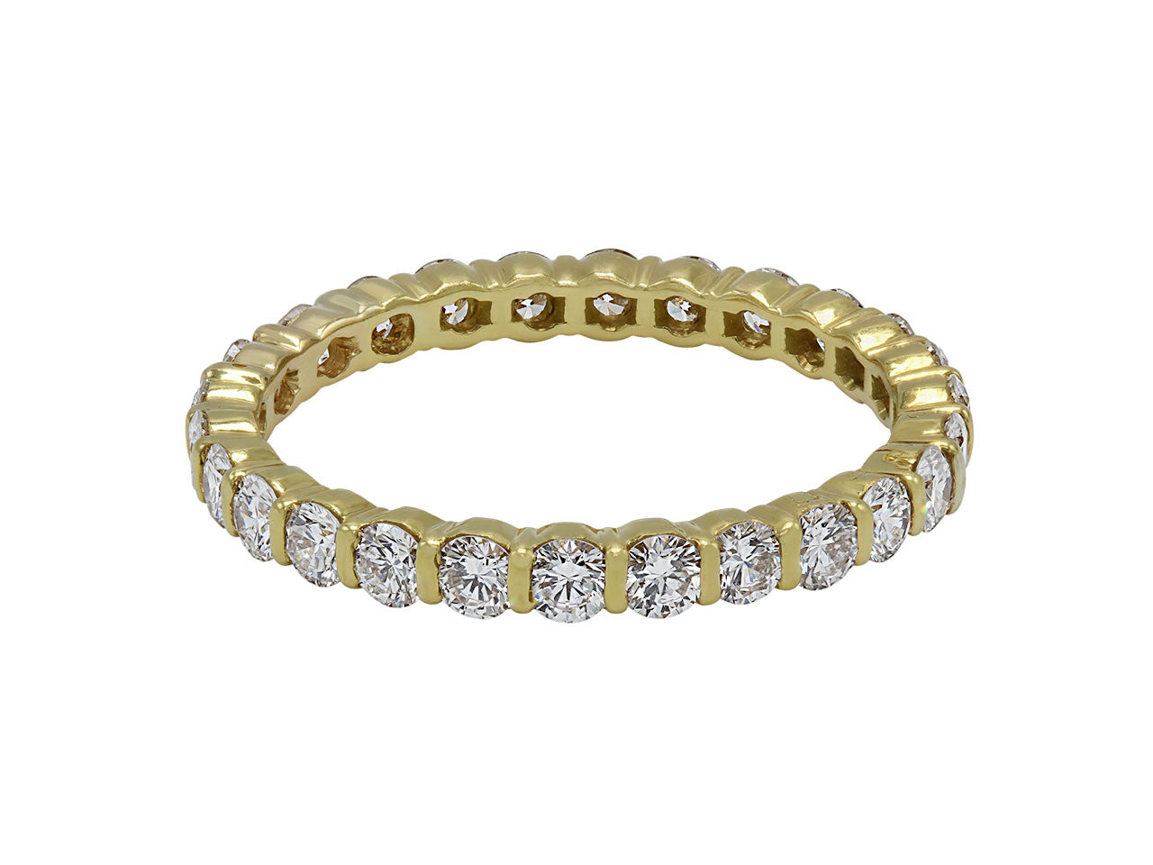 Gemlok Eternity Band in 18K Gold