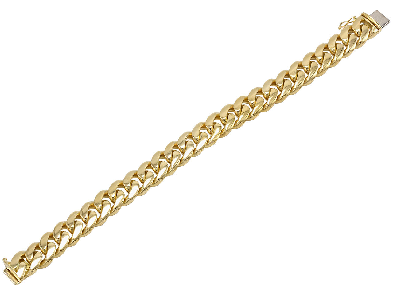 C'est Laudier 18K Gold Chain Bracelet