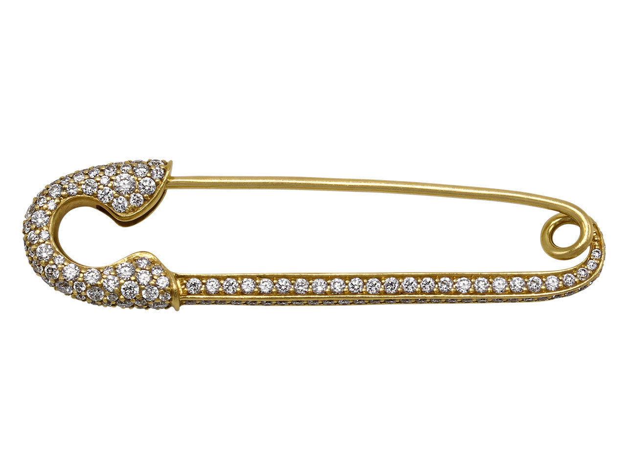 Crow's Nest 'Safety First' Brooch in 18K Gold