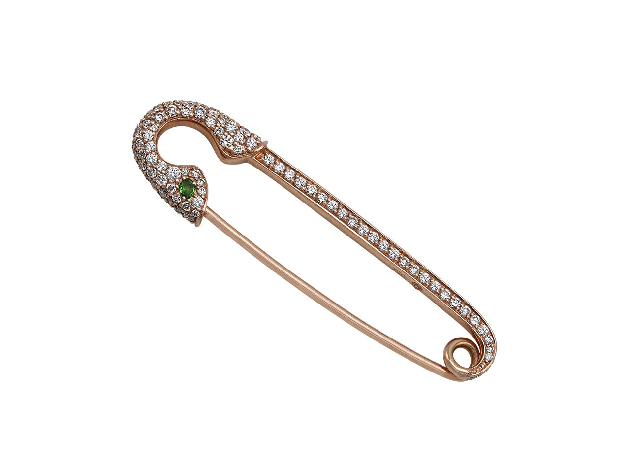 Crow's Nest 'Safety First' Brooch in 18K Rose Gold