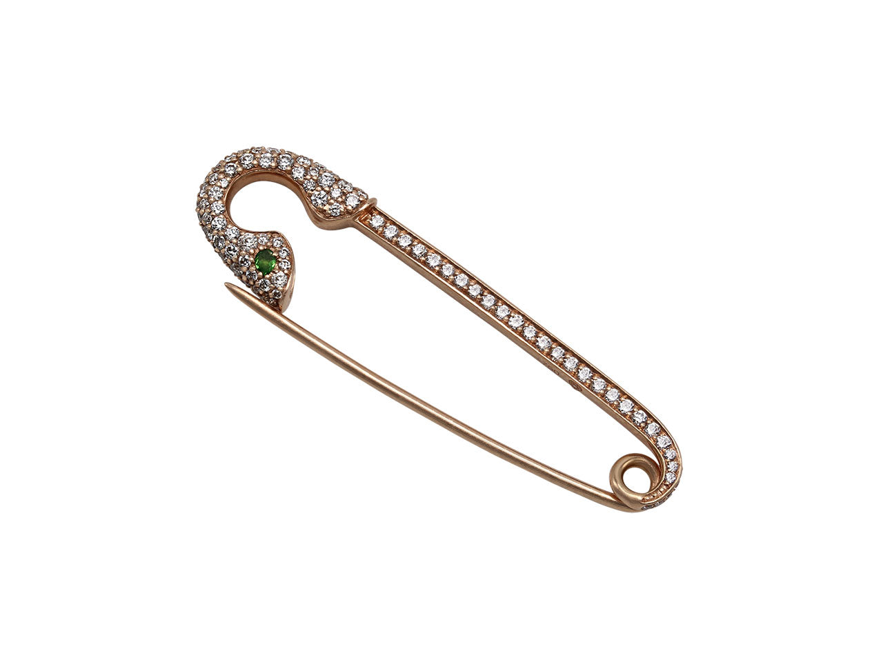 Crow's Nest 'Safety First' Brooch in 18K Rose Gold