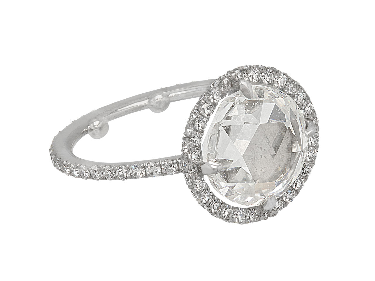 Martin Katz 2.41ct Diamond Halo Ring in Platinum