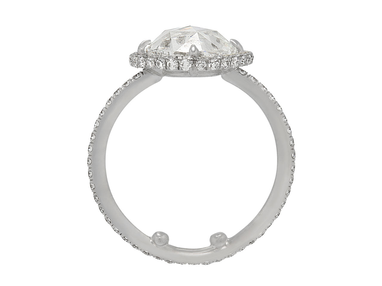 Martin Katz 2.41ct Diamond Halo Ring in Platinum