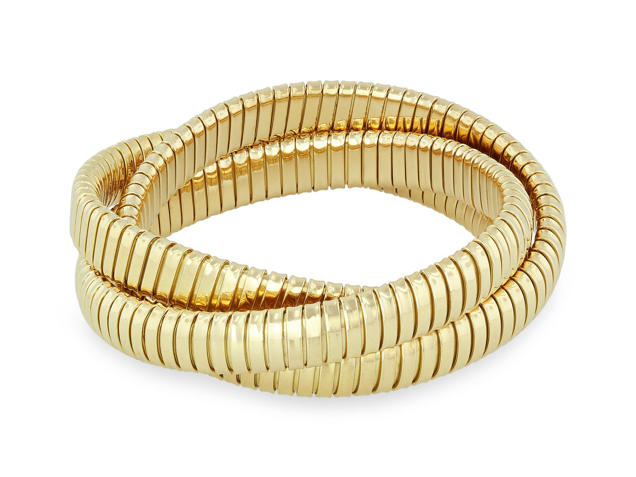 Rolling Bracelet in 18K Yellow Gold, 9mm, by Beladora