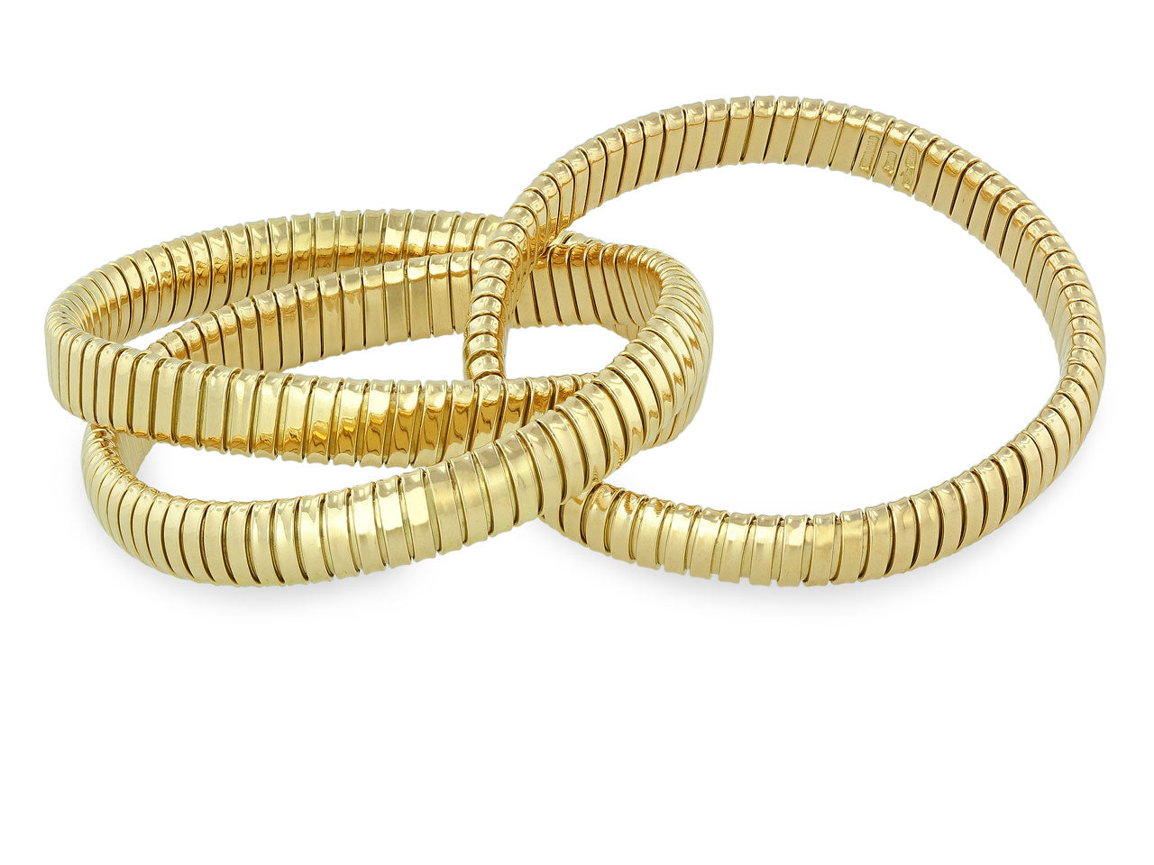 Rolling Bracelet in 18K Yellow Gold, 9mm, by Beladora