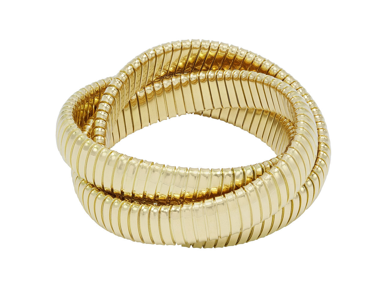 Rolling Bracelet in 18K Yellow Gold, 12mm, by Beladora