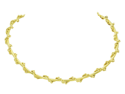 Gold Choker Chain Necklace in 14K Gold