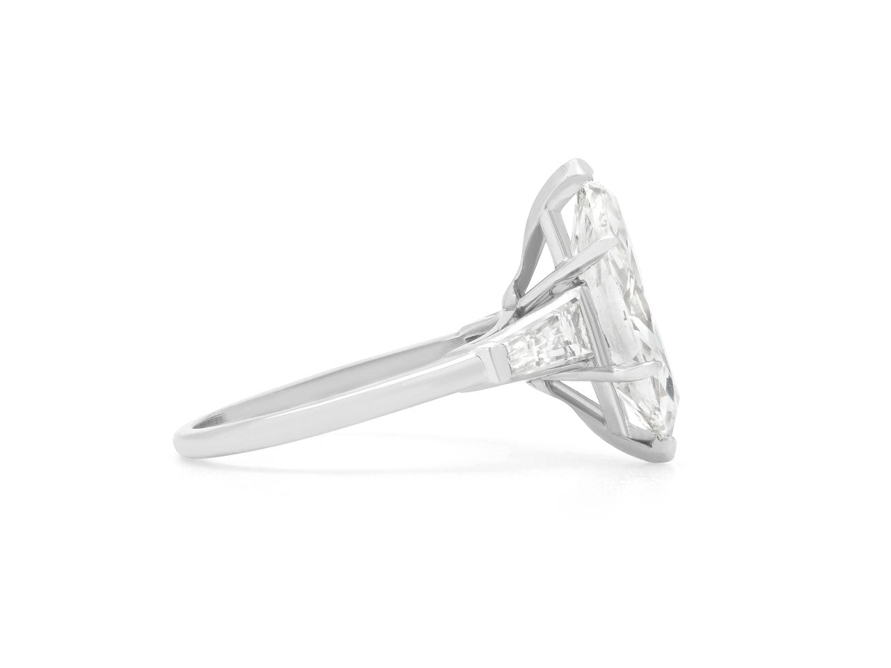 Marquise Diamond Ring, 3.06 Carats I/VVS2, in Platinum