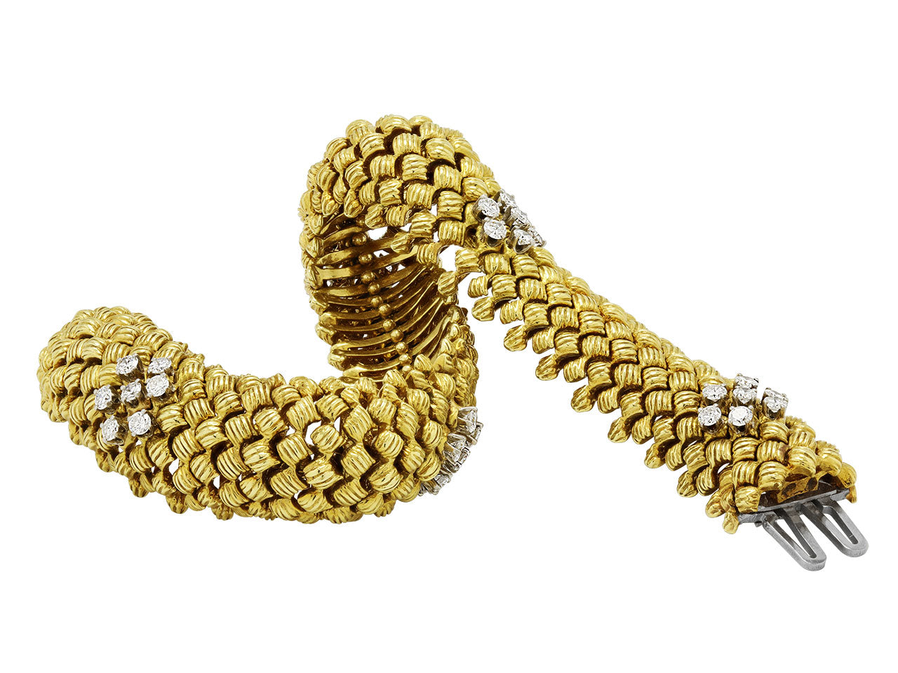 Diamond Gold Bracelet in 18K Gold