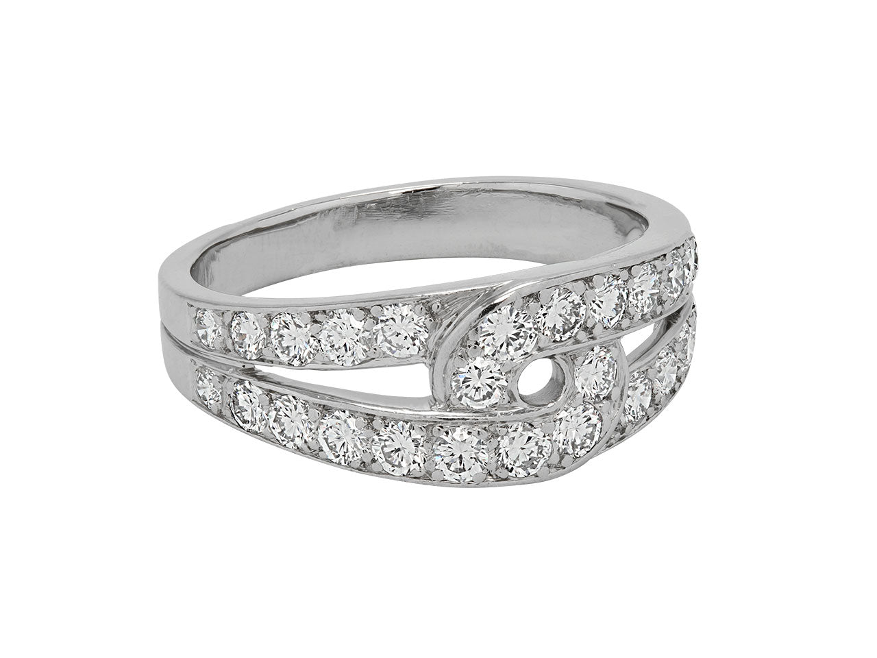 Cartier Diamond Ring in 18K White Gold