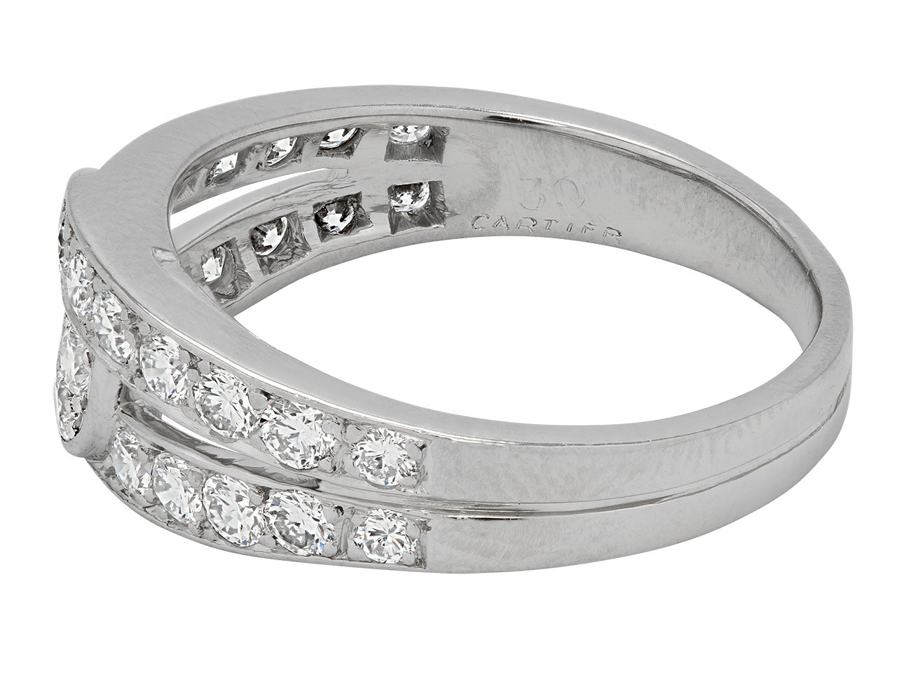 Cartier Diamond Ring in 18K White Gold