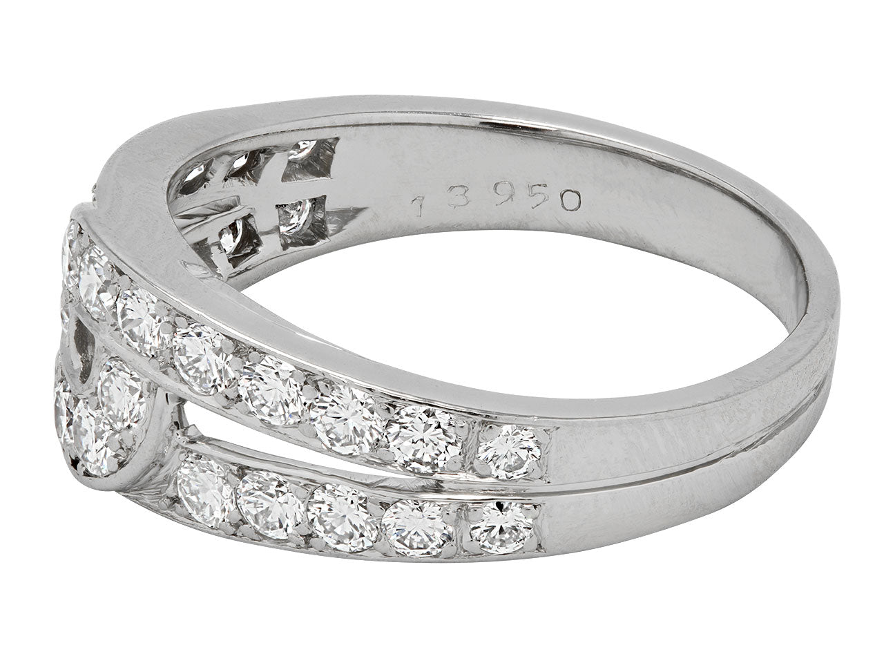 Cartier Diamond Ring in 18K White Gold