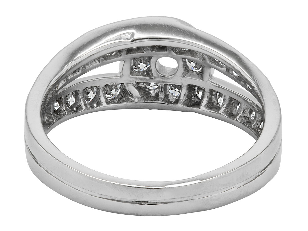 Cartier Diamond Ring in 18K White Gold