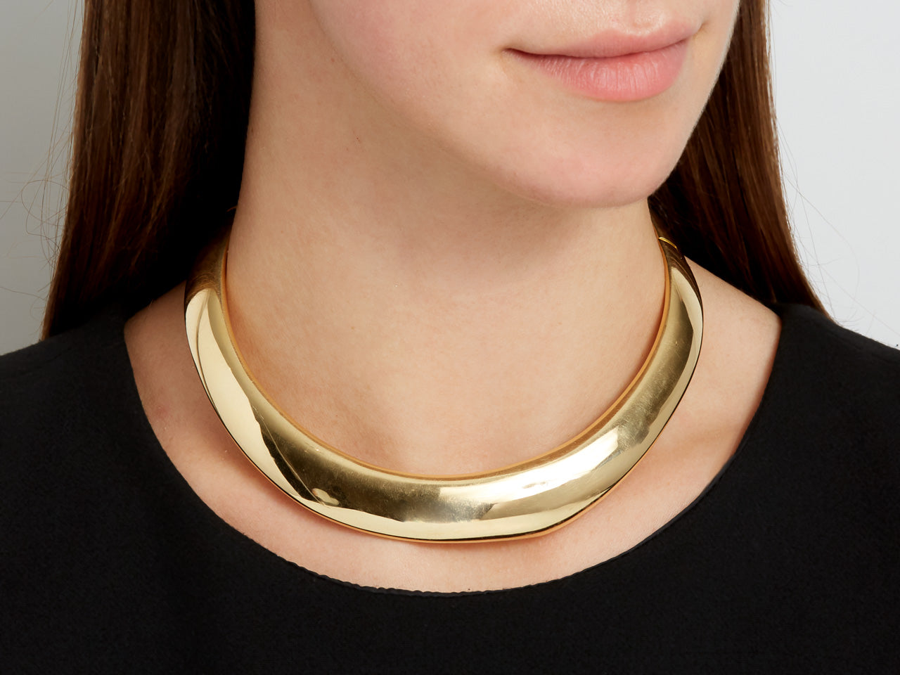 Collar Necklace in 18K Gold, Italian