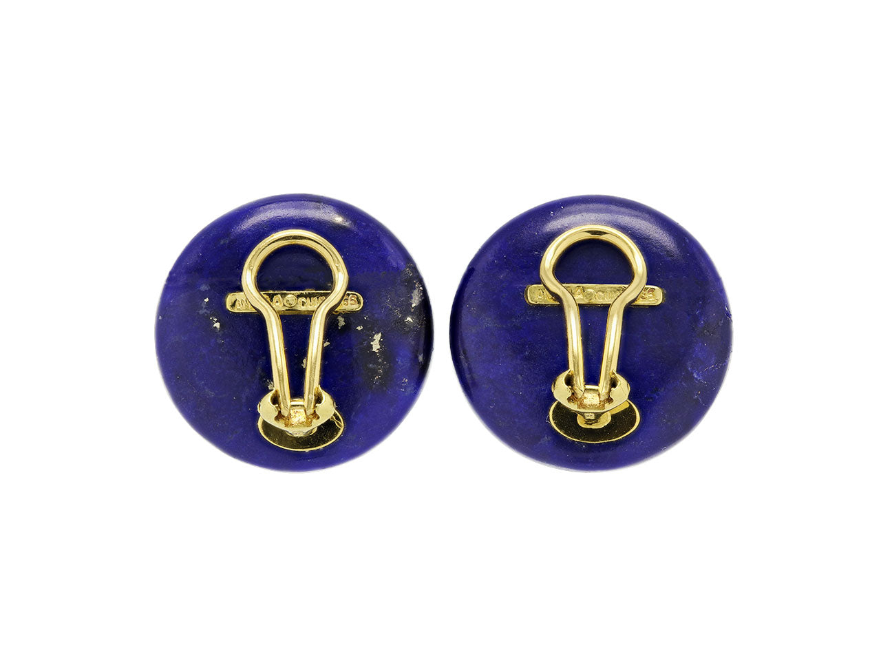 Angela Cummings Lapis Earrings in 18K