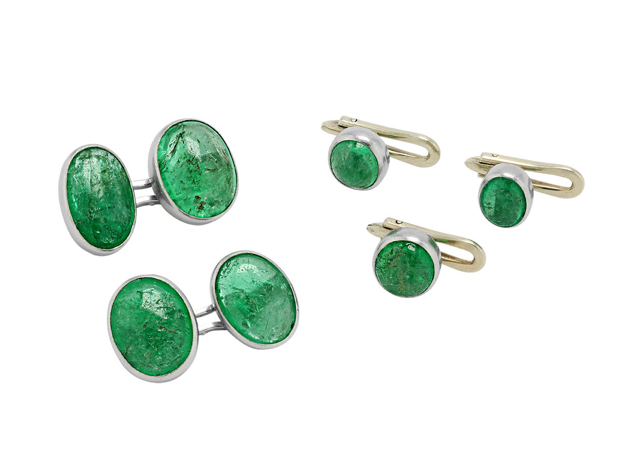 Emerald Dress Set in Platinum