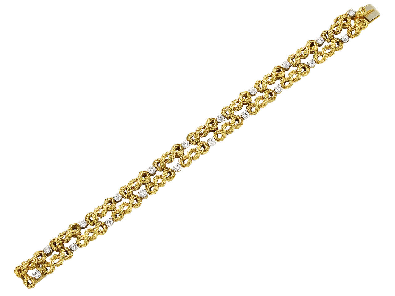 Gold and Diamond Bracelet, in 18K