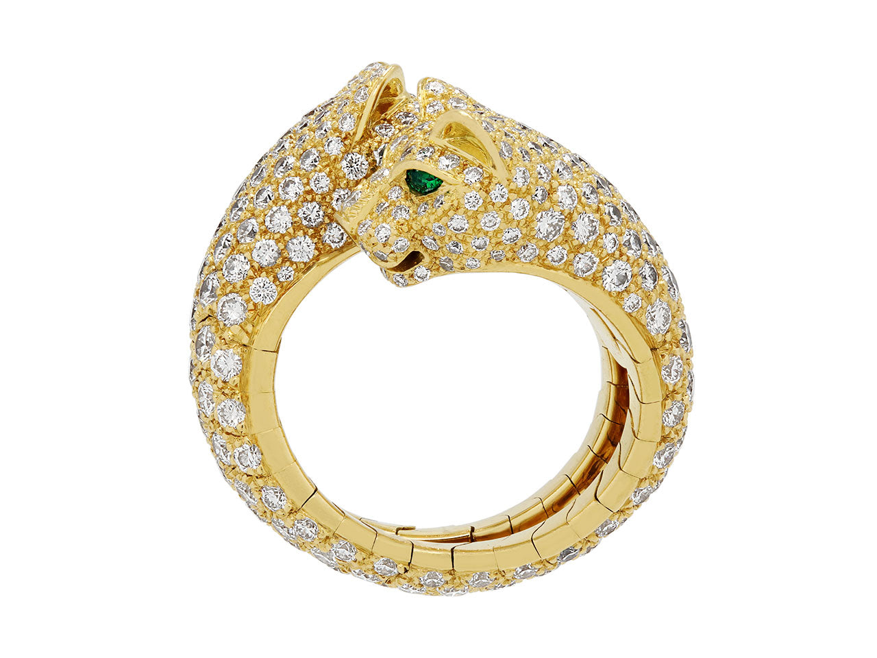 Cartier 'Panthère de Cartier' 'Lakarda' Diamond Ring in 18K Gold