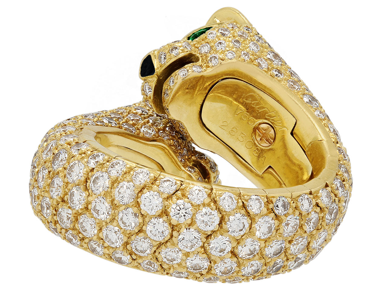 Cartier 'Panthère de Cartier' 'Lakarda' Diamond Ring in 18K Gold