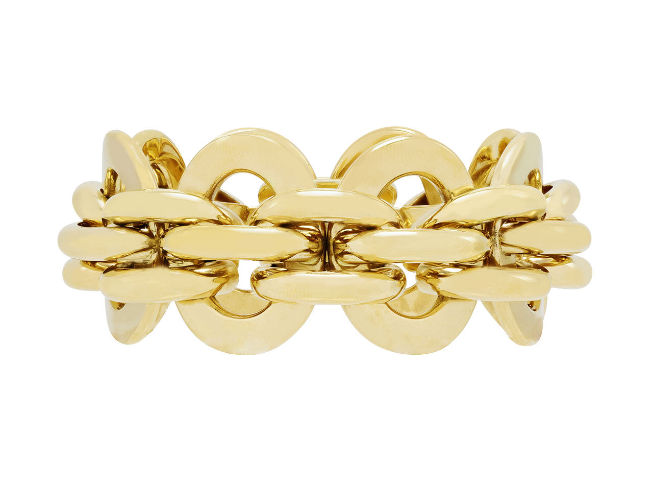 Gold Link Bracelet in 18K, by Beladora