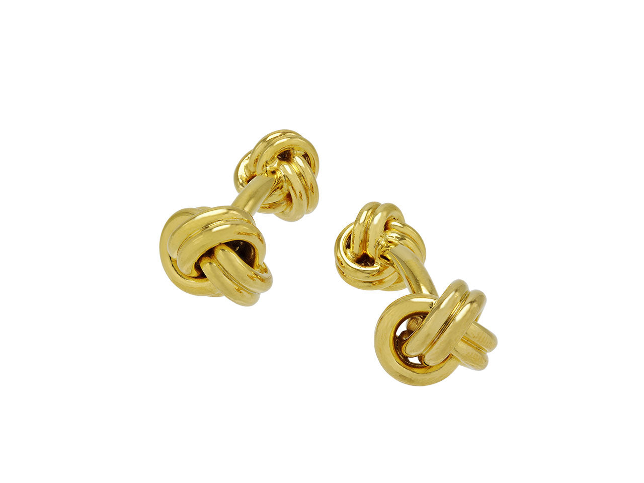 Knot Cufflinks in 18K Gold