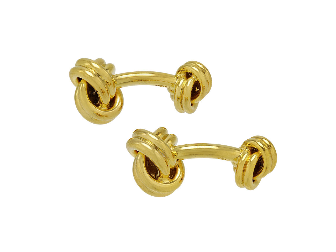 Knot Cufflinks in 18K Gold