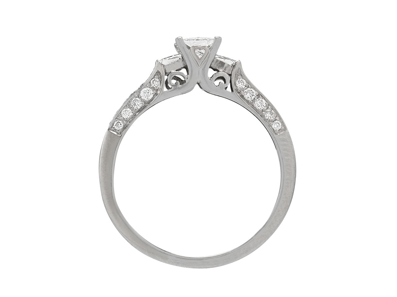 Princess-cut Diamond Ring in 18K Gold