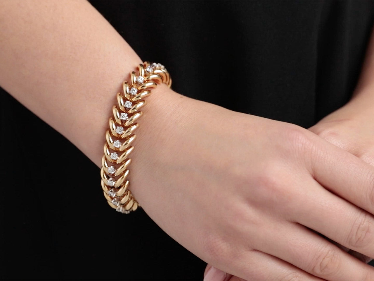 Diamond Bracelet in 18K Gold