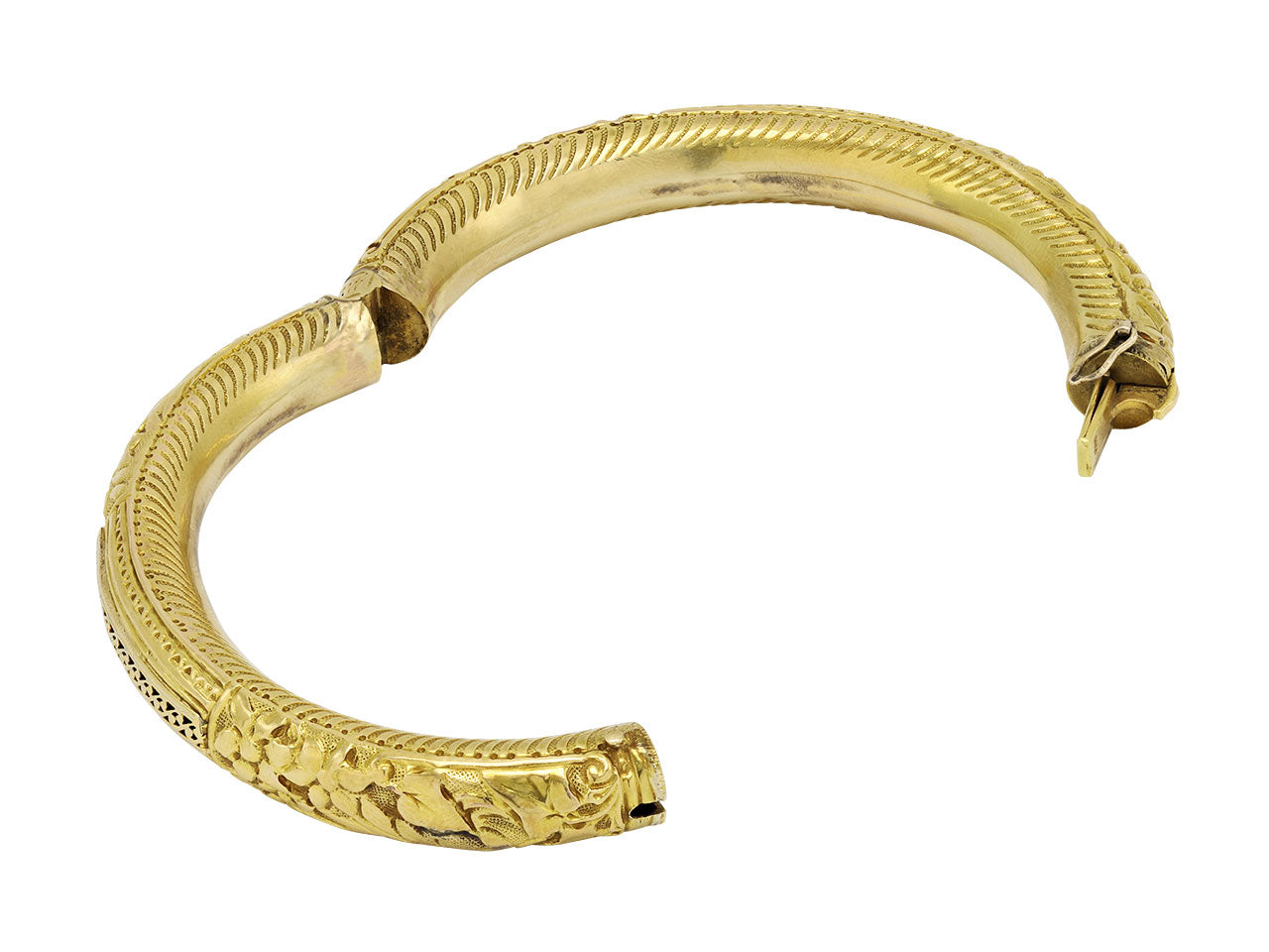 Antique Victorian Gold Bangle in 18K Gold