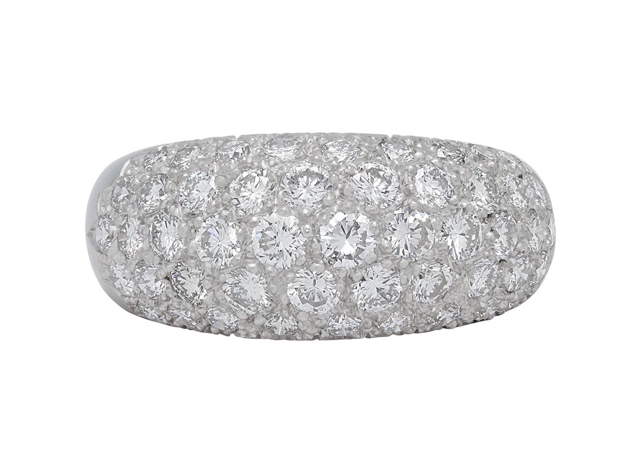 Boule Ring in Platinum, French