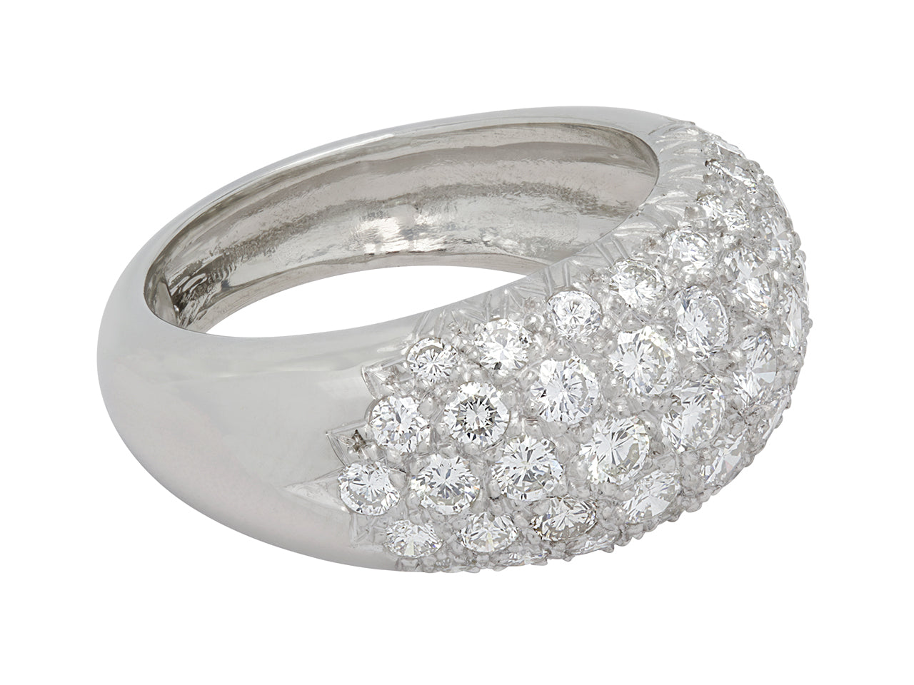 Boule Ring in Platinum, French