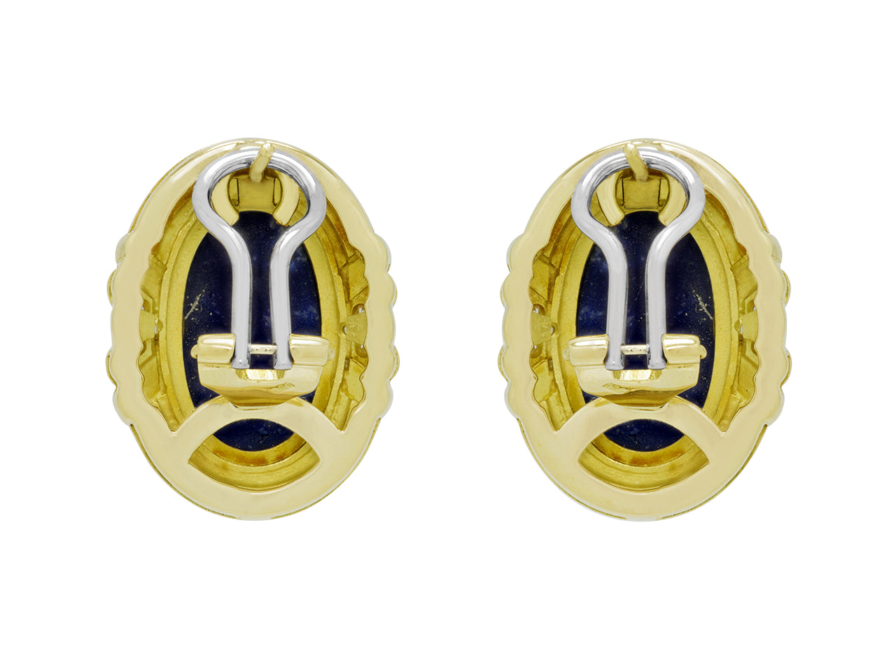 Lapis Earrings in 18K Gold