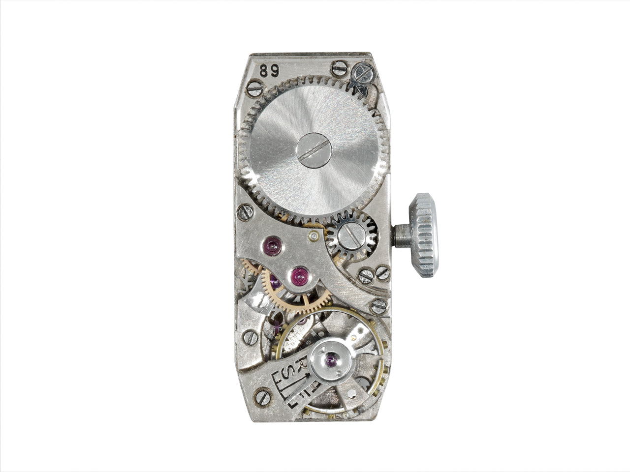 Art Deco Diamond Watch in Platinum