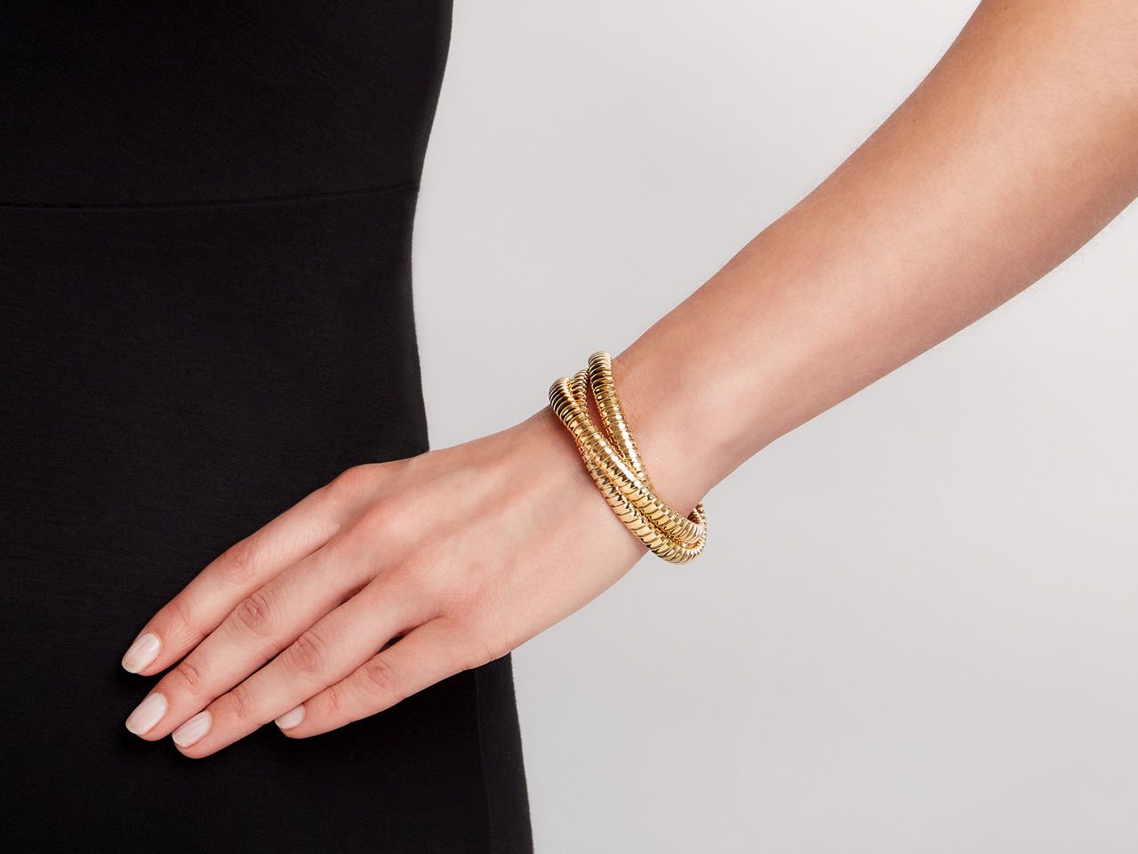 Rolling Bracelets in 18K Yellow Gold, 6mm, by Beladora