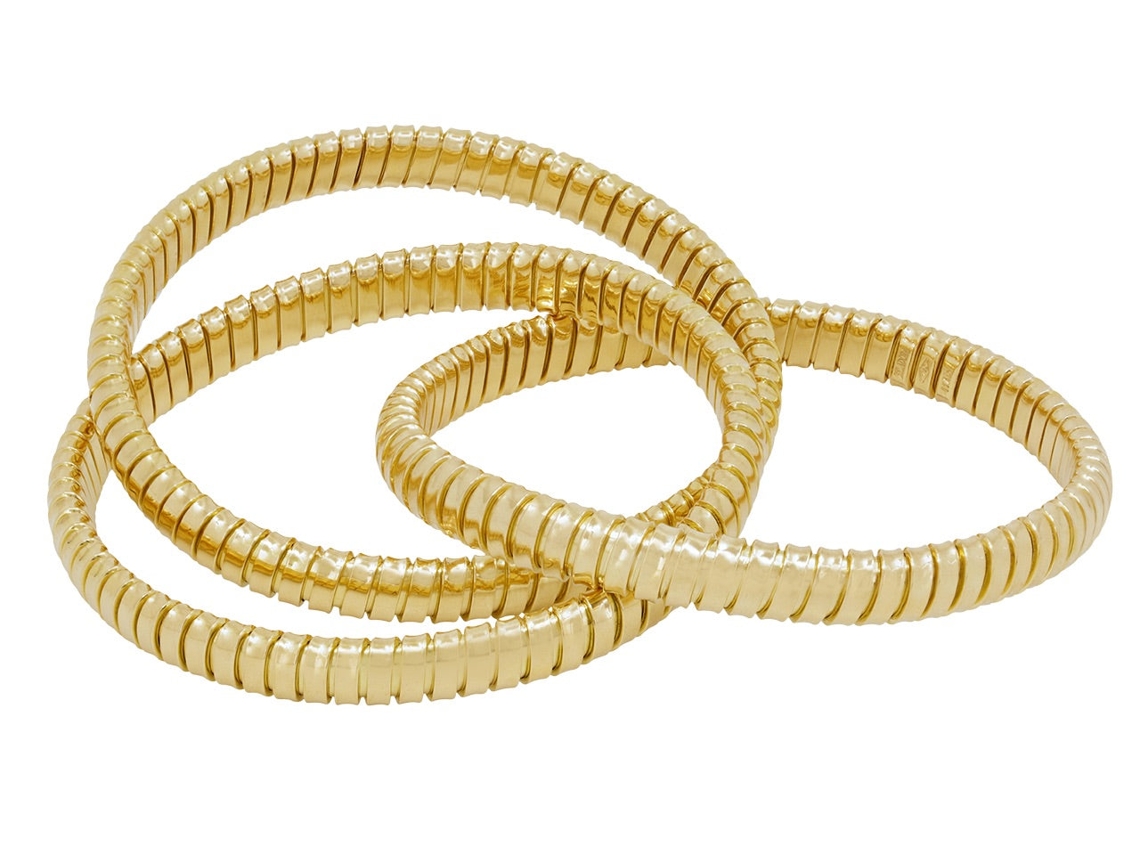 Rolling Bracelets in 18K Yellow Gold, 6mm, by Beladora