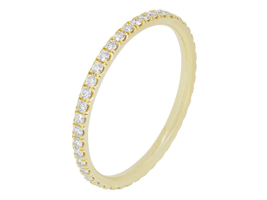 Harry Winston Micro-Pavé Diamond Band in 18K Gold