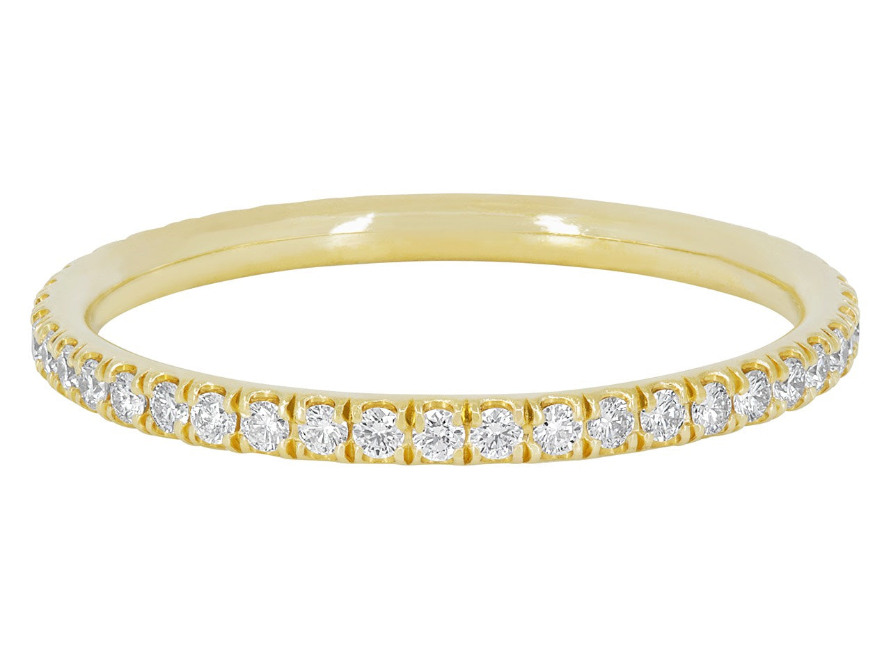 Harry Winston Micro-Pavé Diamond Band in 18K Gold