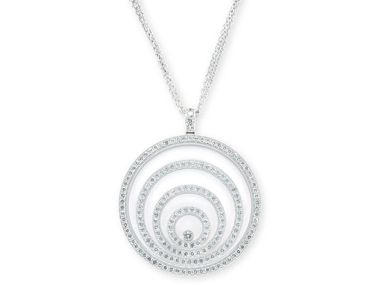 Chopard 'Happy Spirit' Diamond Pendant in 18K White Gold