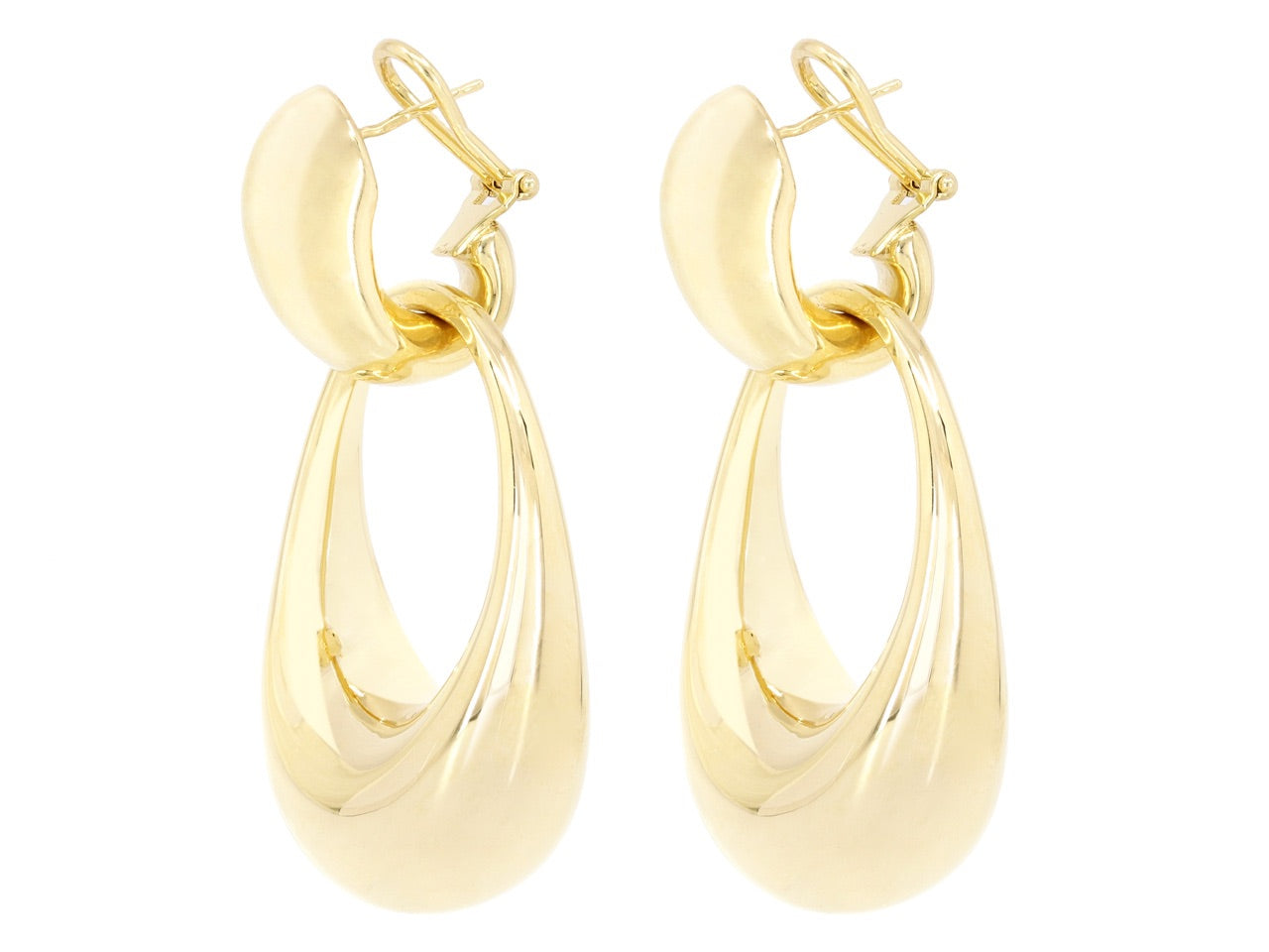 Door Knocker Earrings in 18K Gold, by Beladora