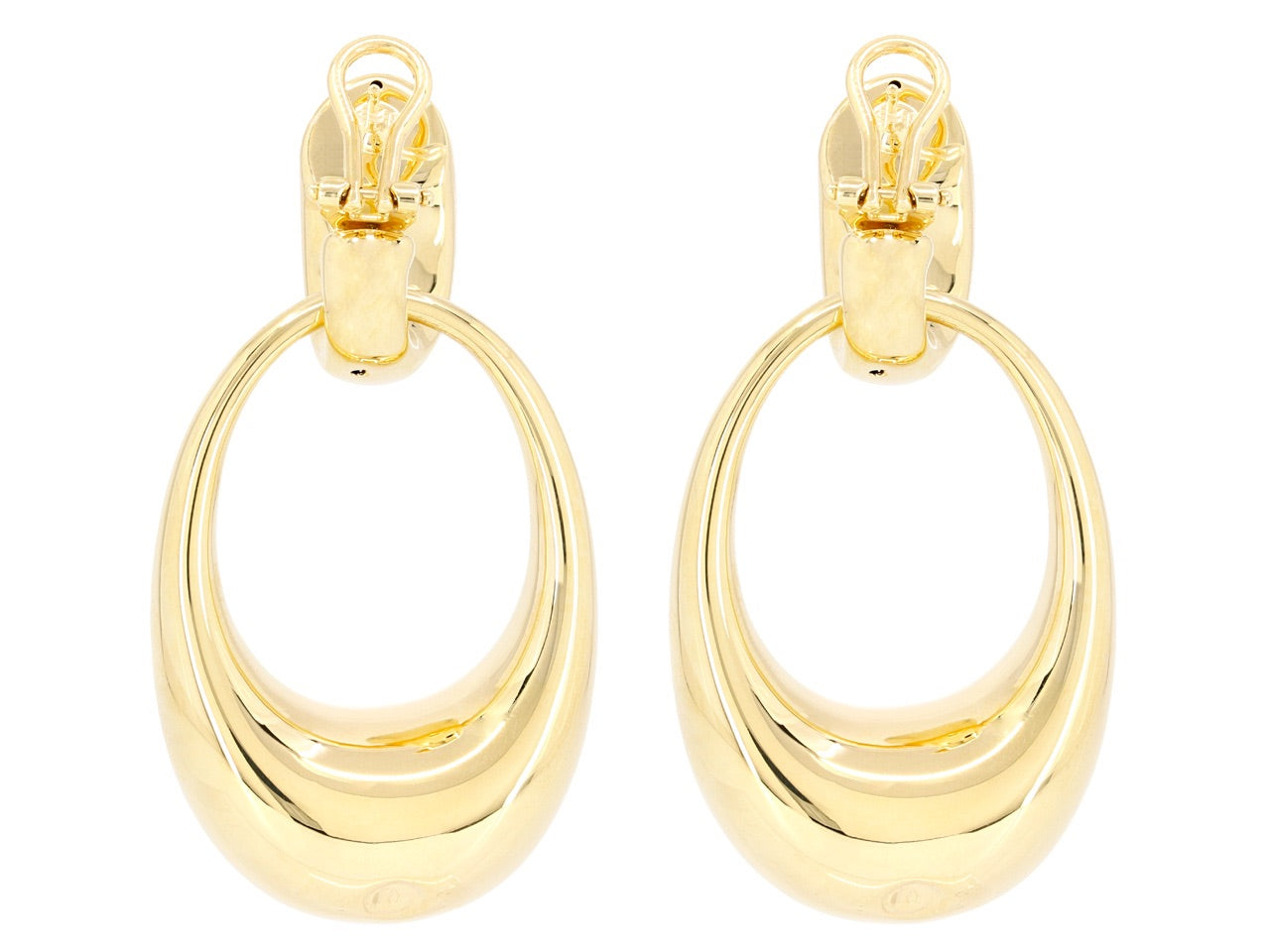 Door Knocker Earrings in 18K Gold, by Beladora