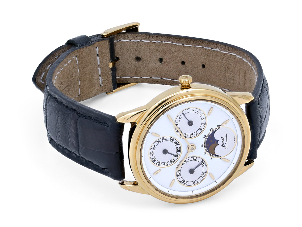 Piaget Perpetual Calendar in 18K Gold, 33 mm