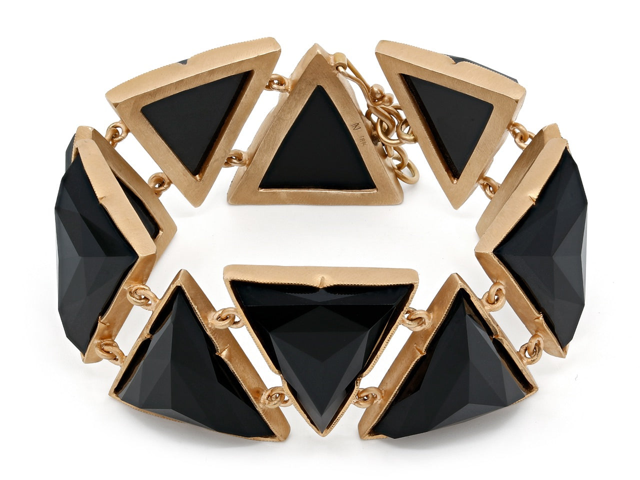 Irene Neuwirth Rose-cut Onyx Bracelet in 18K Rose Gold