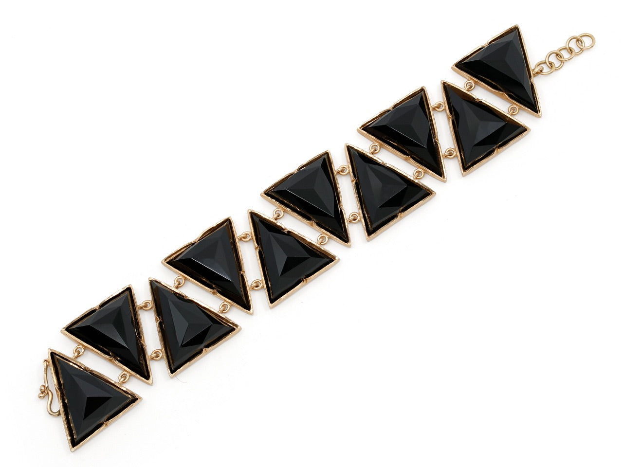 Irene Neuwirth Rose-cut Onyx Bracelet in 18K Rose Gold