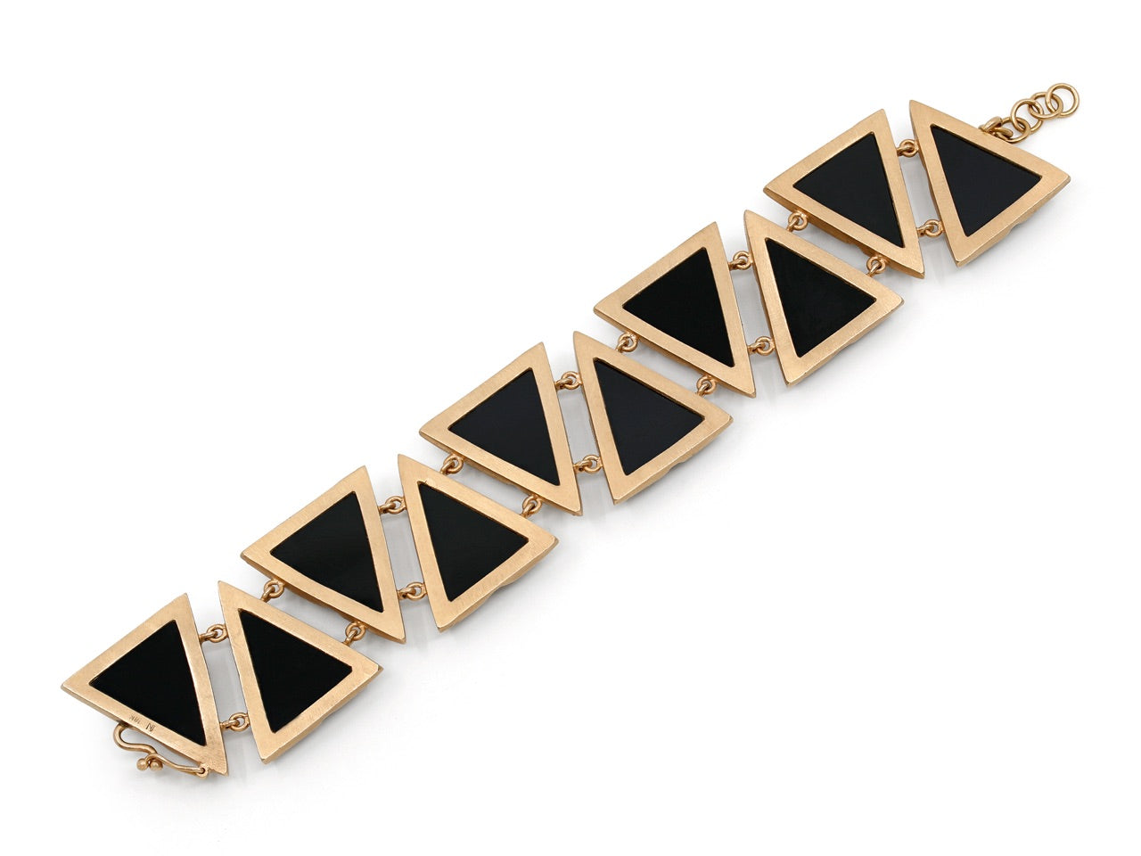 Irene Neuwirth Rose-cut Onyx Bracelet in 18K Rose Gold