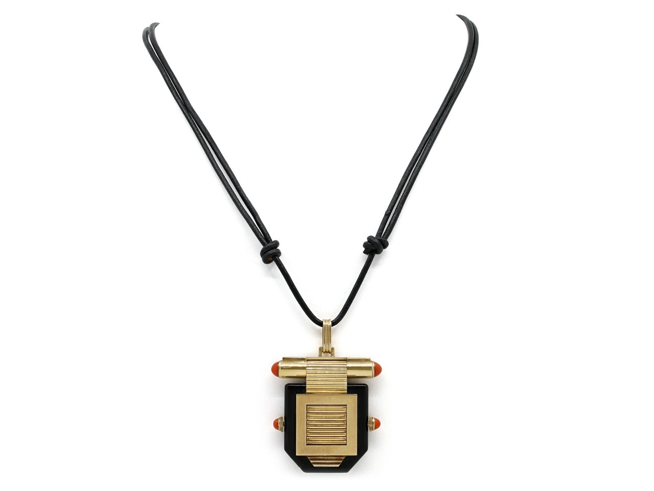 Retro Verger Frères 'Louver' Watch Pendant