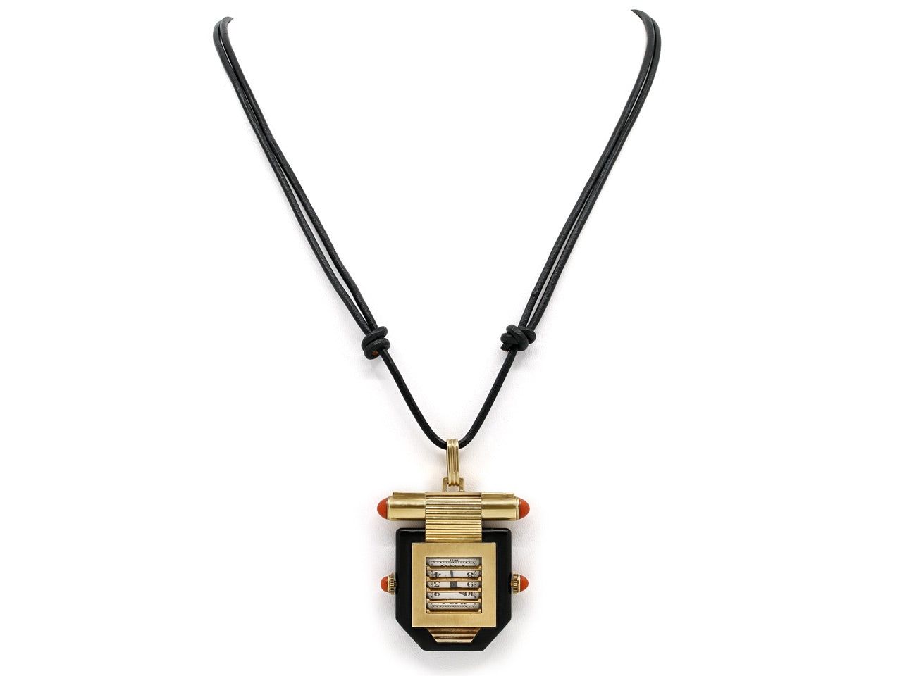 Retro Verger Frères 'Louver' Watch Pendant